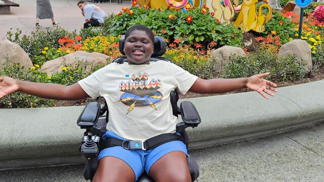 Wish kid Bubacarr wish to go to Disneyland was sponsored by Cisco!