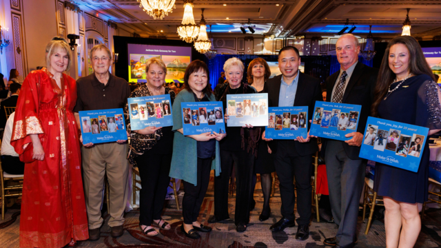 Milestone Volunteers at Evening of Wishes: A World of Wishes