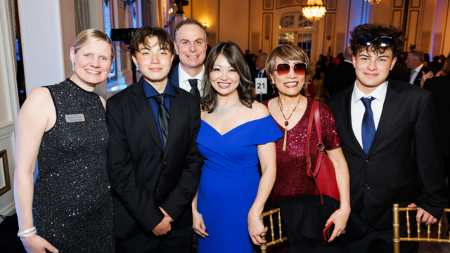 Wish Kid Devan and family at Evening of Wishes: A World of Wishes