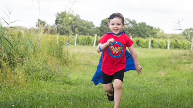 Wish Kid Mikayla as a Superhero