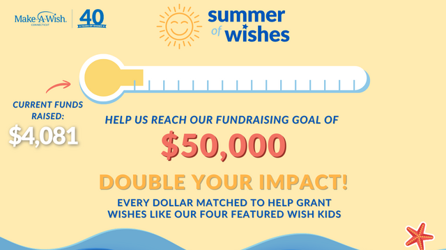 Summer of Wishes Fundraising Thermometer