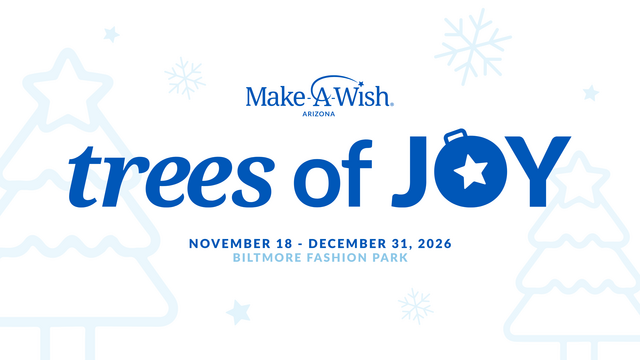 Trees of Joy Nov. 18 - Dec. 31, 2026 at the Biltmore Fashion Park