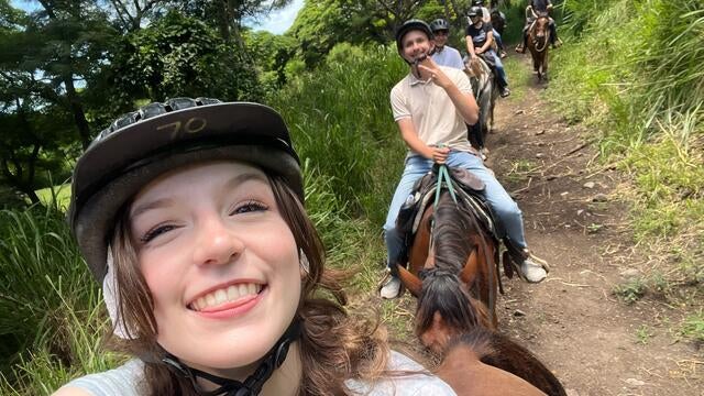 Makayla horseback riding