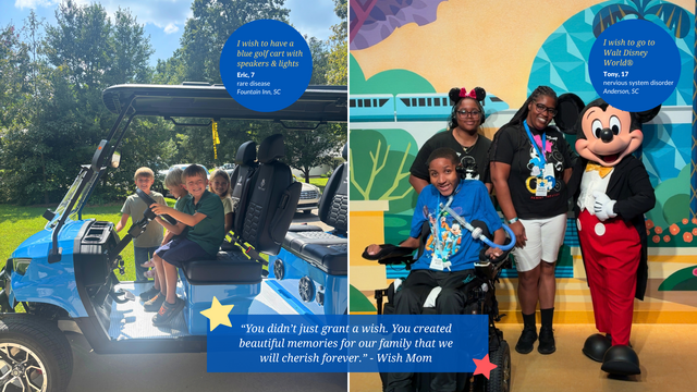 August 2026 Wishes Granted in South Carolina